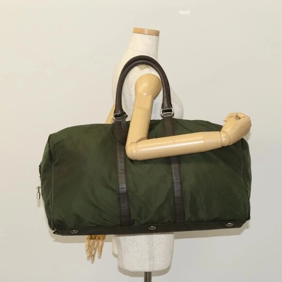 PRADA Boston Bag Nylon Khaki Auth bs24276 - Picture 12 of 15